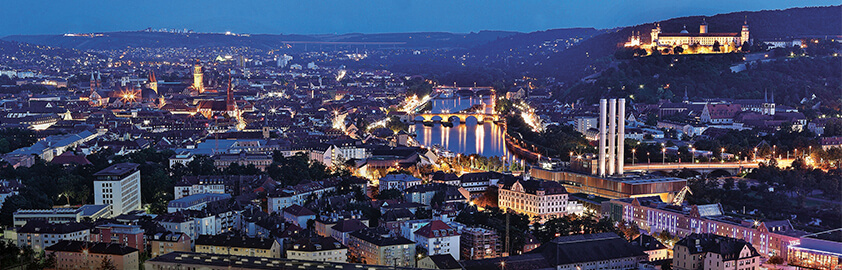 Würzburg bei Nacht